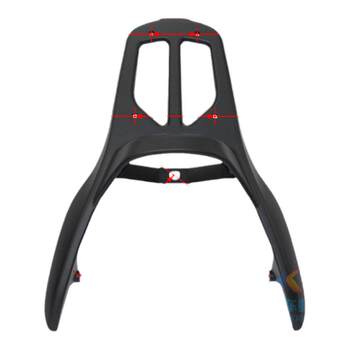 Scooter Qiaoge Rear Wing Electric Vehicle Fuxi Rear Hanger Jog Carrier Rack Aluminum Iron Modified Rear Shelf