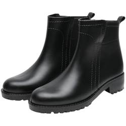 Rain boots for women, soft overshoes, spring and summer wear-resistant rubber shoes, low-cut fashionable outer wear short rain boots, waterproof and non-slip water shoes for women