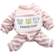 Dog clothes spring and autumn pajamas Teddy Bichon Pomeranian summer thin pet cat anti-shedding four-legged clothes
