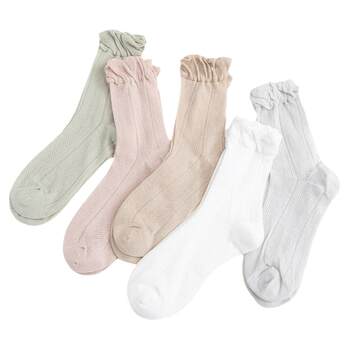 Confinement socks postpartum spring and autumn April 3 pregnancy women socks pure cotton maternity socks loose mouth long tube April 5 breathable summer ບາງໆ