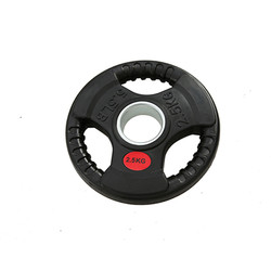 Large Hole Home-Use Weightlifting Barbell Set Combination Pure Cast Iron Barbell Plates Dumbbell Plates Three-Hole Iron-Coated Grip Weight Plates