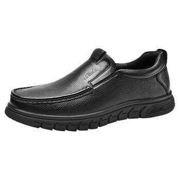 Golden monkey casual men's genuine leather middle-aged and elderly dad shoes