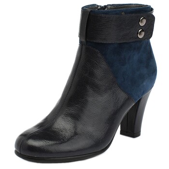 Sheepskin high heel thick heel autumn and winter boots with free shipping