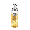 Household oil bottle does not drip or hang