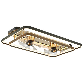 Modern light luxury living room fan lamp