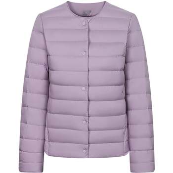Hot-selling hot-selling bosideng's new thin rib down jacket for women, round neck, variable liner, short style, portable 90 cashmere