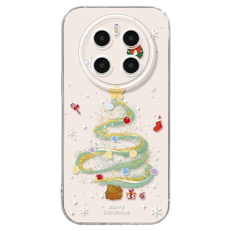 Suitable for Honor magic8 mobile phone case, women's magic7pro protective cover, new honor all-inclusive anti-fall magic4 to Zhen6 silicone transparent Christmas 5por safe new year Huawei soft shell