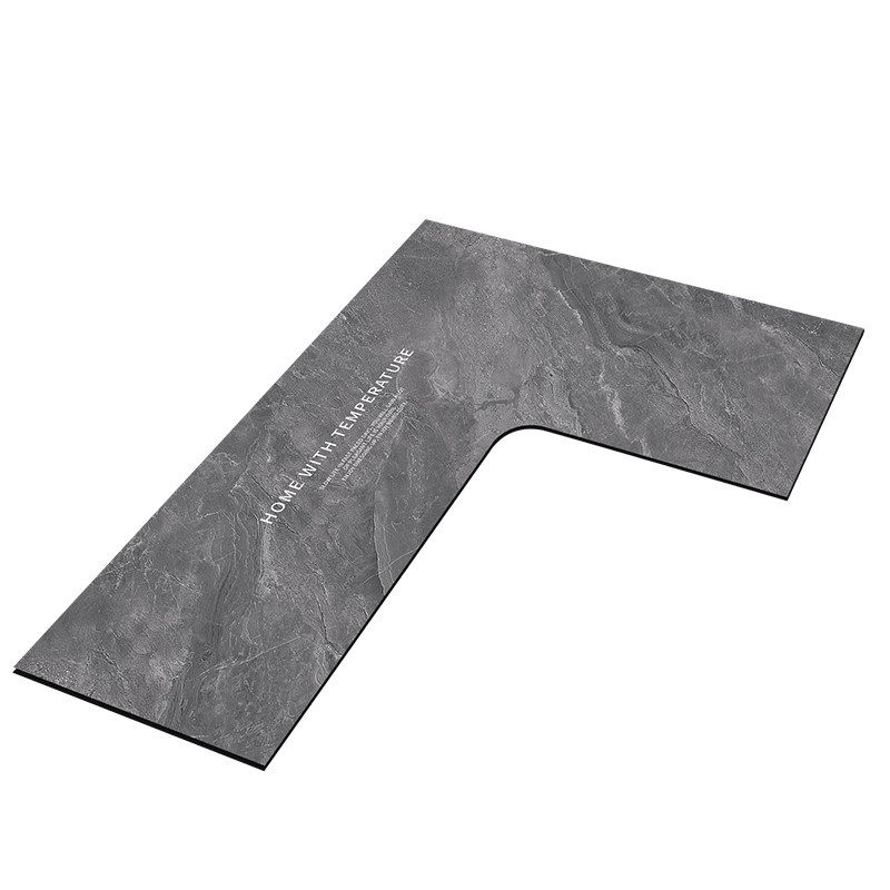 Anti-slip and oil-proof L-shaped absorbent mat for kitchen