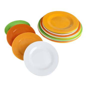 Metamine tray plastic disc buffet hotpot fast food tray