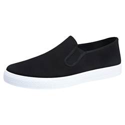 Pull-back canvas shoes for men, spring and autumn men's shoes, slip-on lazy shoes for men, men's sneakers, old Beijing cloth shoes for men