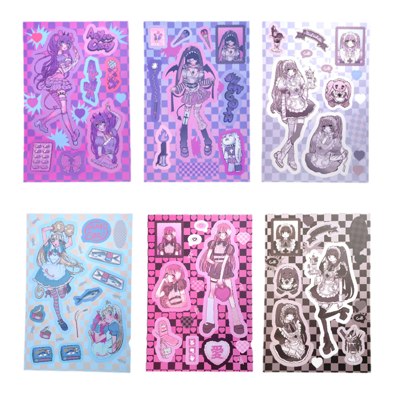 Diy mobile phone transparent back card material guka mobile phone case