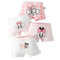 Babudou girls underwear boxer cotton shorts childrens boxer briefs baby girls big childrens pants four seasons 1180