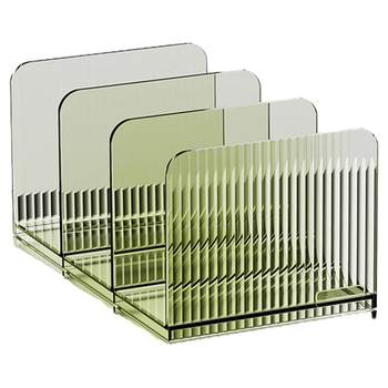 Acrylic desk storage rack divides book classroom