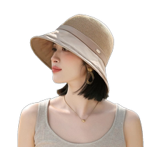 Woodpecker hat womens summer large brim sunshade hat outdoor anti-UV fisherman hat versatile beach sun protection hat