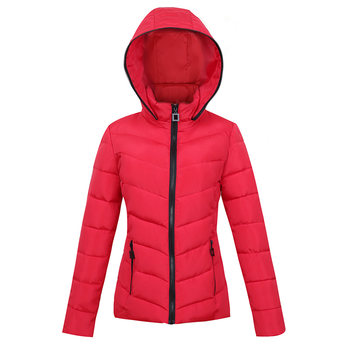 Large zippered pockets, removable hood, waist slimming and thickening Large zippered pockets, removable hood, waist slimming and thickening