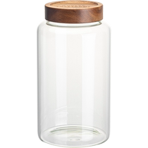 Modern housewifes wine glass bottle special wine bottle high borosilicate bottle green plum wine tank fruit wine container sealed tank