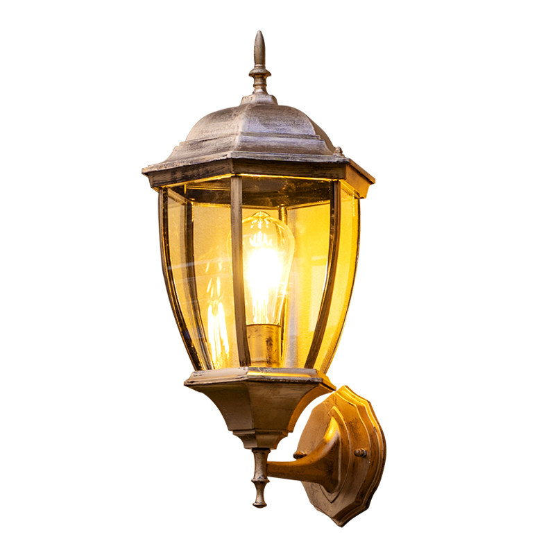 Solar European Retro Outdoor Wall Lamp