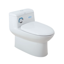 (Self-operated) American standard bathroom toilet siphon type silent water-saving and anti-odor one-piece toilet 1860 1861