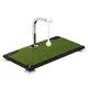 Pgm golf swing training device with adjustable height and rotation