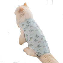 Cat sterilization clothing female cat summer thin weaning surgical clothing four seasons kitten pet cat postoperative protective clothing