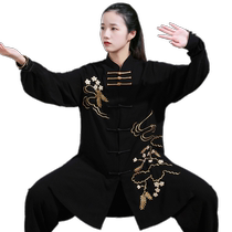 Jingyi Tai Chi костюм для женщин новый высококачественный рисовый ухо с вышивкой одежда для боевых искусств для мужчин тренировочный костюм для тай-чи весна и осень