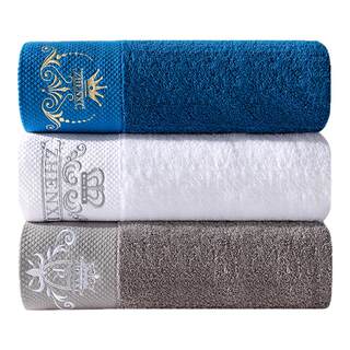 Five-star hotel pure cotton bath towels with custom embroidered logo