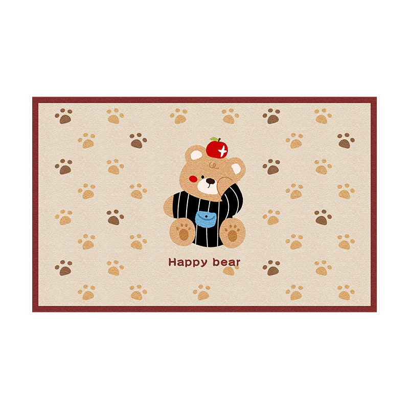 Anti-slip, oil-proof, wipeable, washable kitchen floor mat