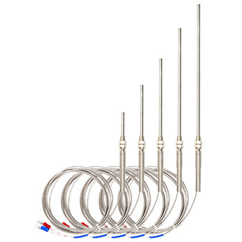 Thermocouple K-type probe type thermocouple temperature sensor thermometer electric thermocouple ວັດແທກອຸນຫະພູມສາຍເຄື່ອງກວດອຸນຫະພູມ