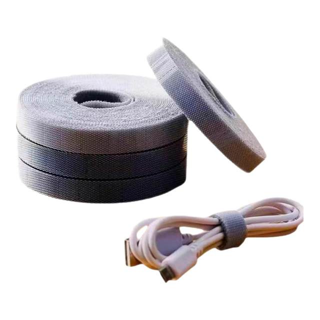 Data cable storage artifact Velcro cable tie cable manager computer harness strap self-adhesive wire wiring fixing strap