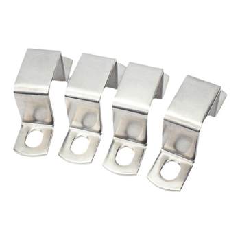 304 Stainless Steel Square Card Square Card Square Tube buckle riding clamp ohm right angle bracket clamp U-shaped tube clamp