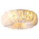 Cream Feather Lamp Children's Room Bedroom Ceiling Lamp
