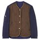 Huhoo huhoo rayon acetate sheep wool jacket corduroy vest retro layering top