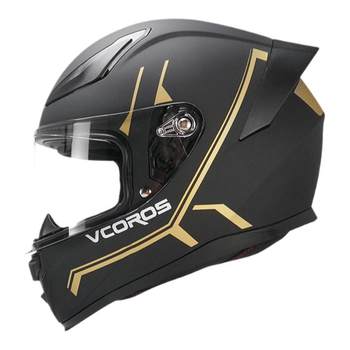 Vcoros motorcycle full-face helmet four-season anti-fog cruise 3c