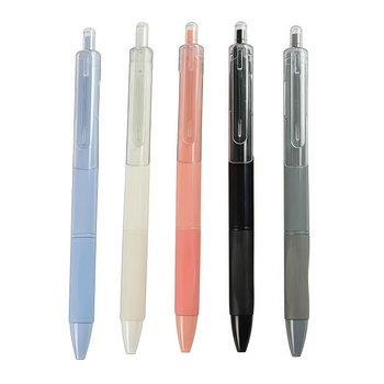 Best-selling japanese st-head morandi 5-color quick-drying brush question pen box - super smooth and leak-proof ink for students