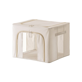 Lazy corner fabric iron rack storage box quilt clothing