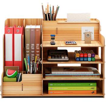 Office supplies desktop storage box pen holder