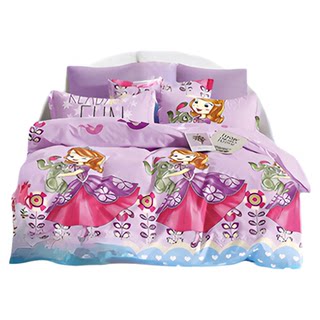 纯棉宽幅斜纹儿童布料可定做卡通床品被套罩三四件套床单被罩褥套