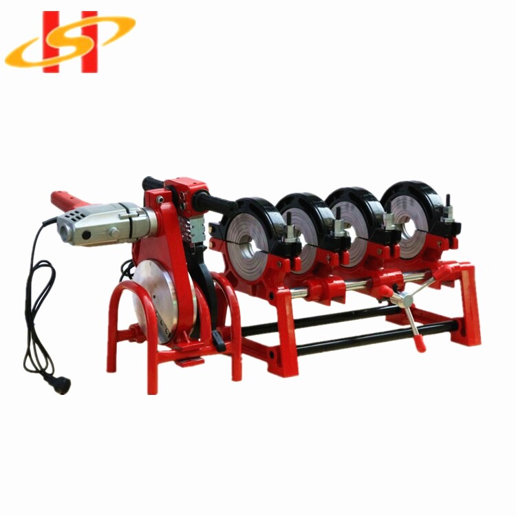 PE pipe handshaking bicyclo four-ring screw hot-melt butt welding machine 160200250 hot-melt machine-Taobao