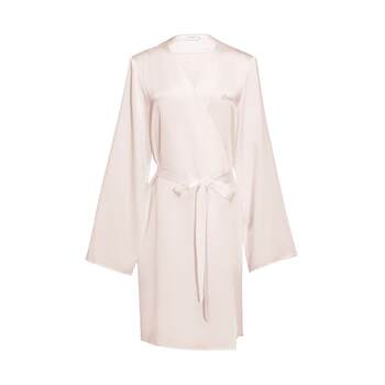 Manitou wedding mulberry silk embroidered ສັ້ນ nightgown ງ່າຍດາຍ wedding lace lace