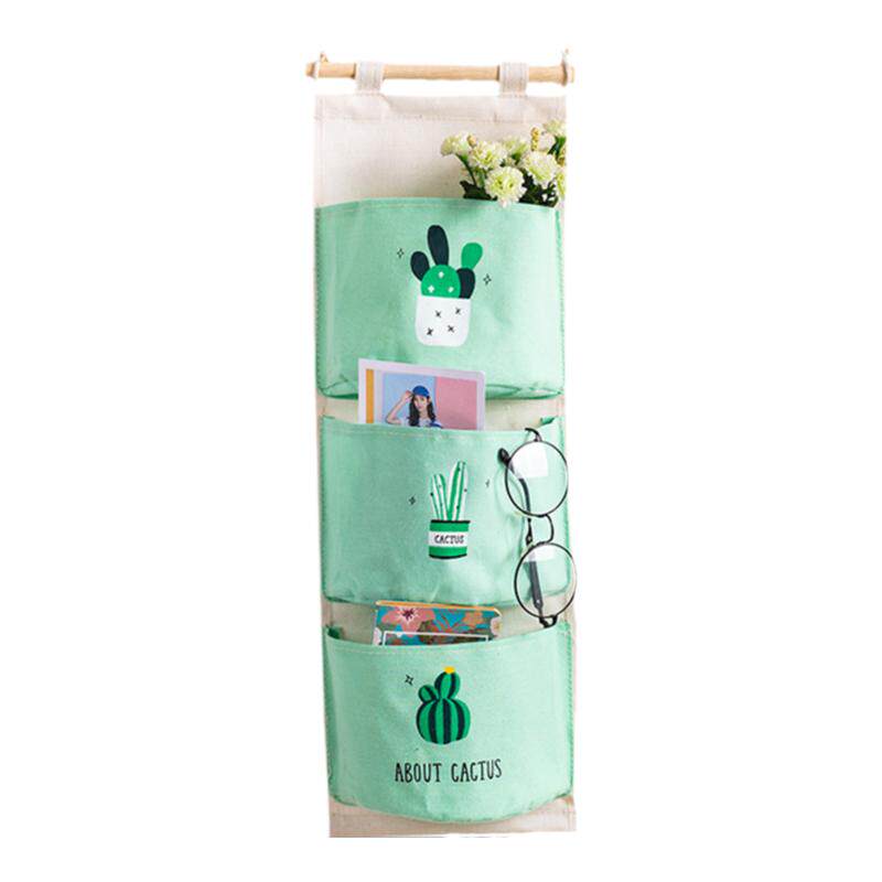 Original versatile door storage hanging bag on the back wall