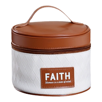 2023 New Cylinder Portable Small Cosmetic Bag Portable Business Travel Toiletries Set Storage Bag Womens Large Capacity