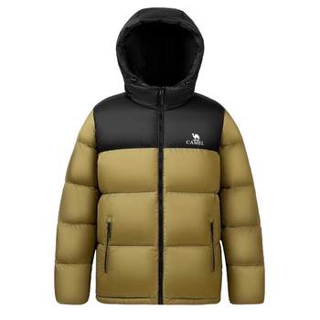 Volcano down jacket camel warm windproof casual youth