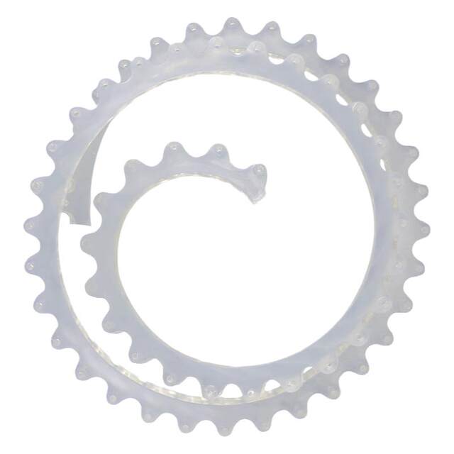 Gear-type chain profile strip woodworking ceiling curve special-shaped cutting fixed gypsum board shape opposite-sex strip