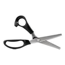 Lace Scissors, Edge-Locking No-Sew Sewing Scissors, Tailor Scissors, Triangular Wave Scissors, Fabric Scissors, Stainless Steel Craft Scissors