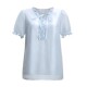 ເສື້ອ Chiffon ມີຂອບ pleated