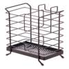 Knife and fork barrel iron art wall-mounted punch-free chopstick cage