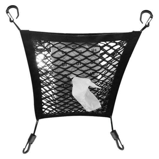 汽车座椅间储物网兜车载收纳袋车用置物袋隔离防儿童挡小孩弹力网