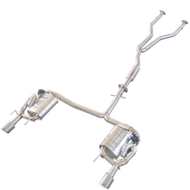 Suitable for Toyota Reiz new and old Crown modified stainless steel exhaust pipe with remote control valve sports car sound blasting street