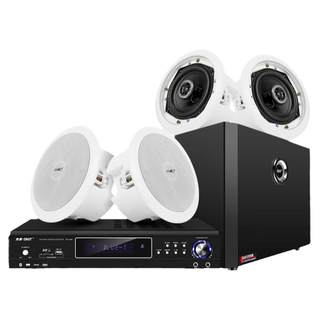 先科5.1天花吸顶音响吊顶音箱家庭影院客厅电视蓝牙嵌入式店铺用