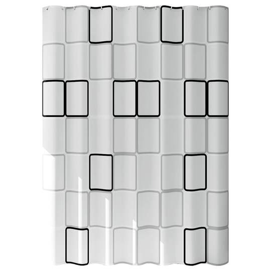 Thickened shower curtain cloth set without punching magnetic bathroom